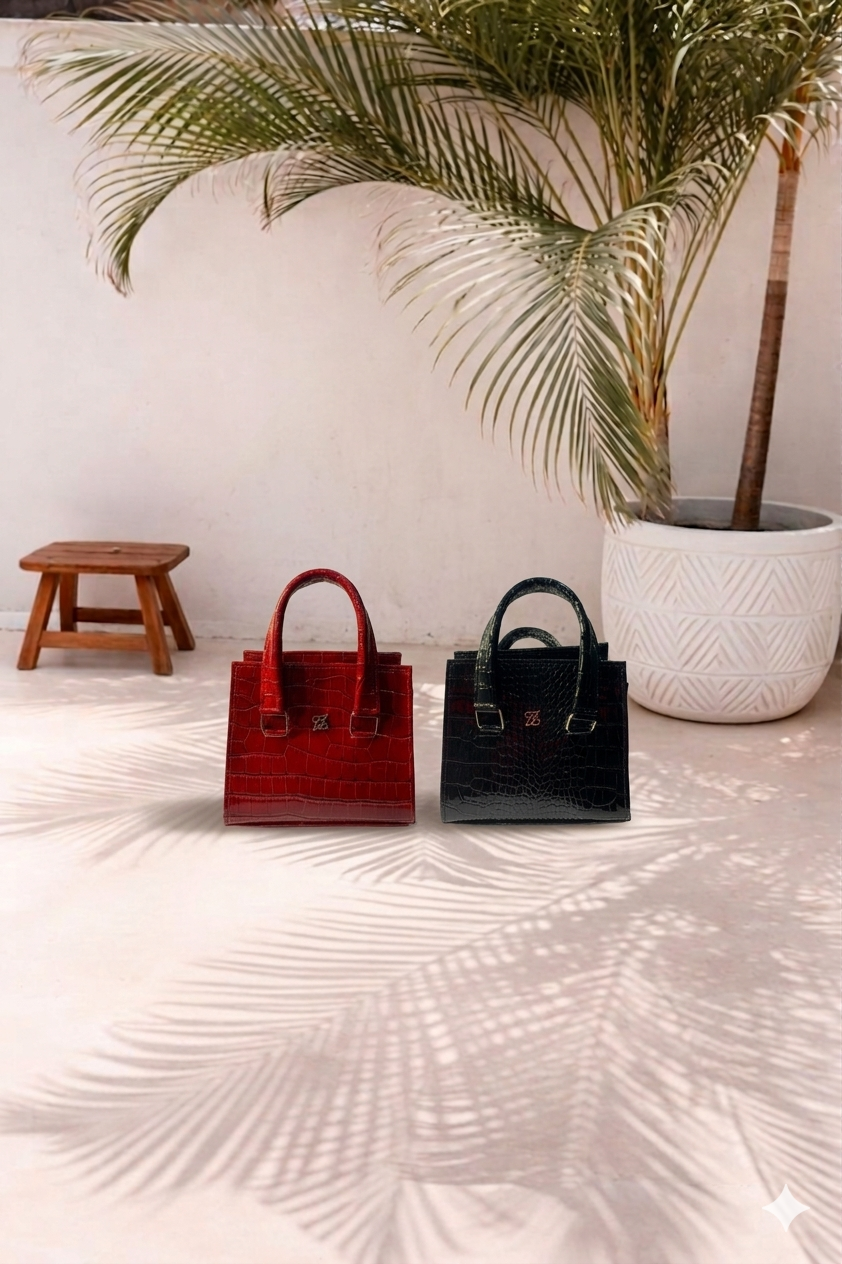 MINI CROCS SKIN BAG