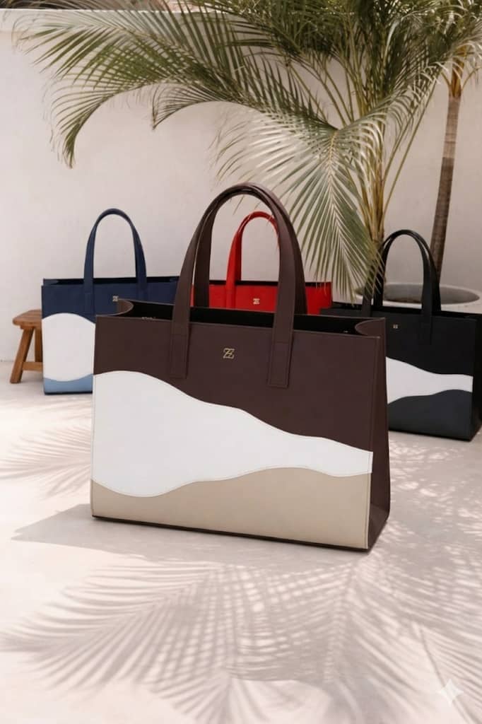 MULTICOLOURED MAXI TOTE BAG