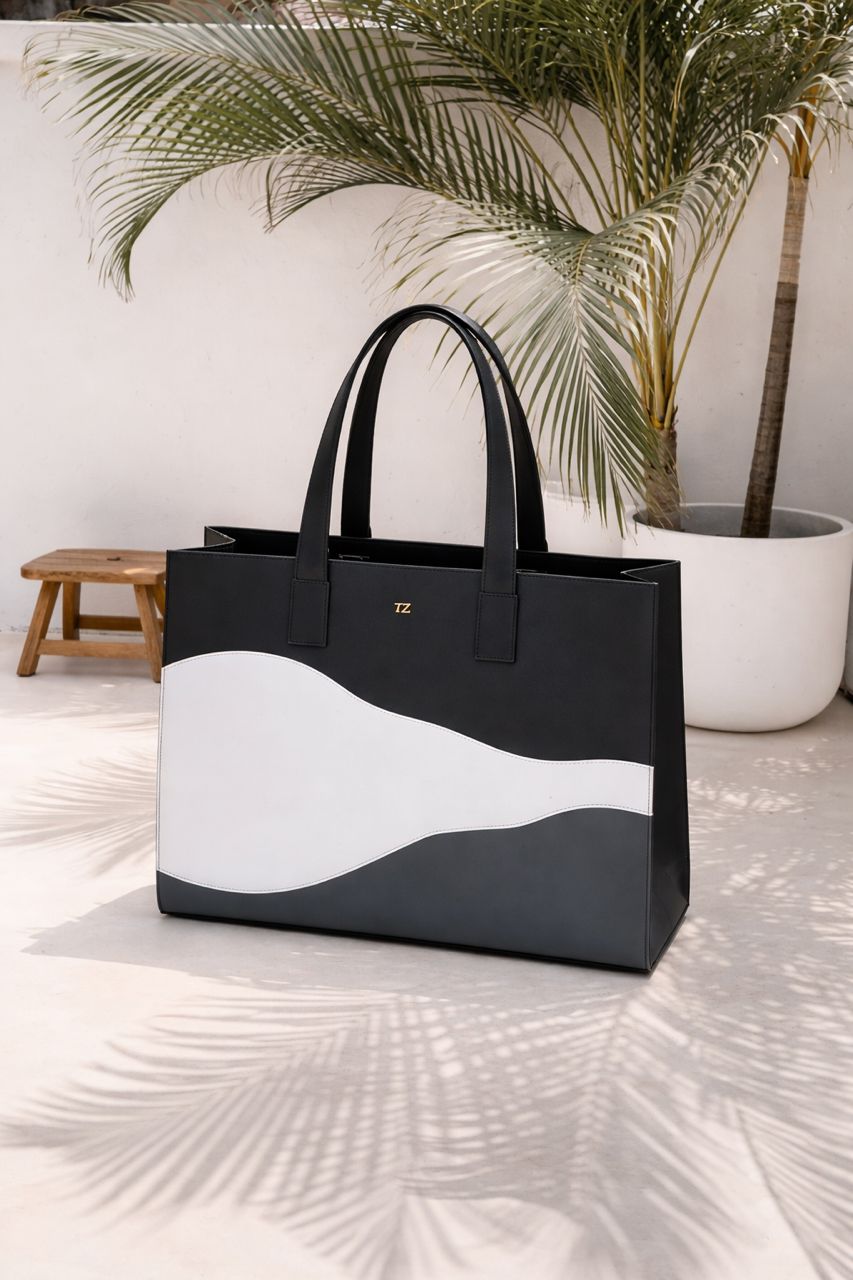 MULTICOLOURED MAXI TOTE BAG