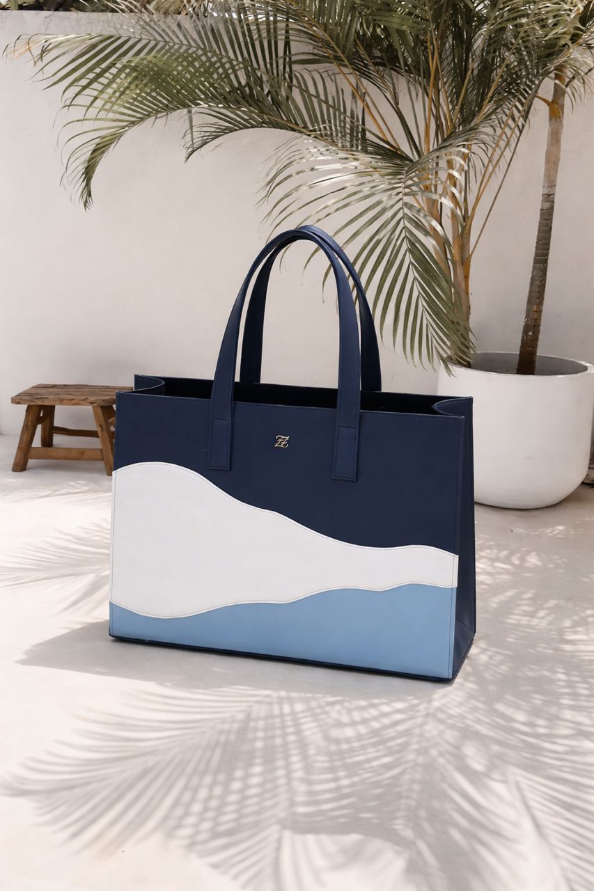 MULTICOLOURED MAXI TOTE BAG