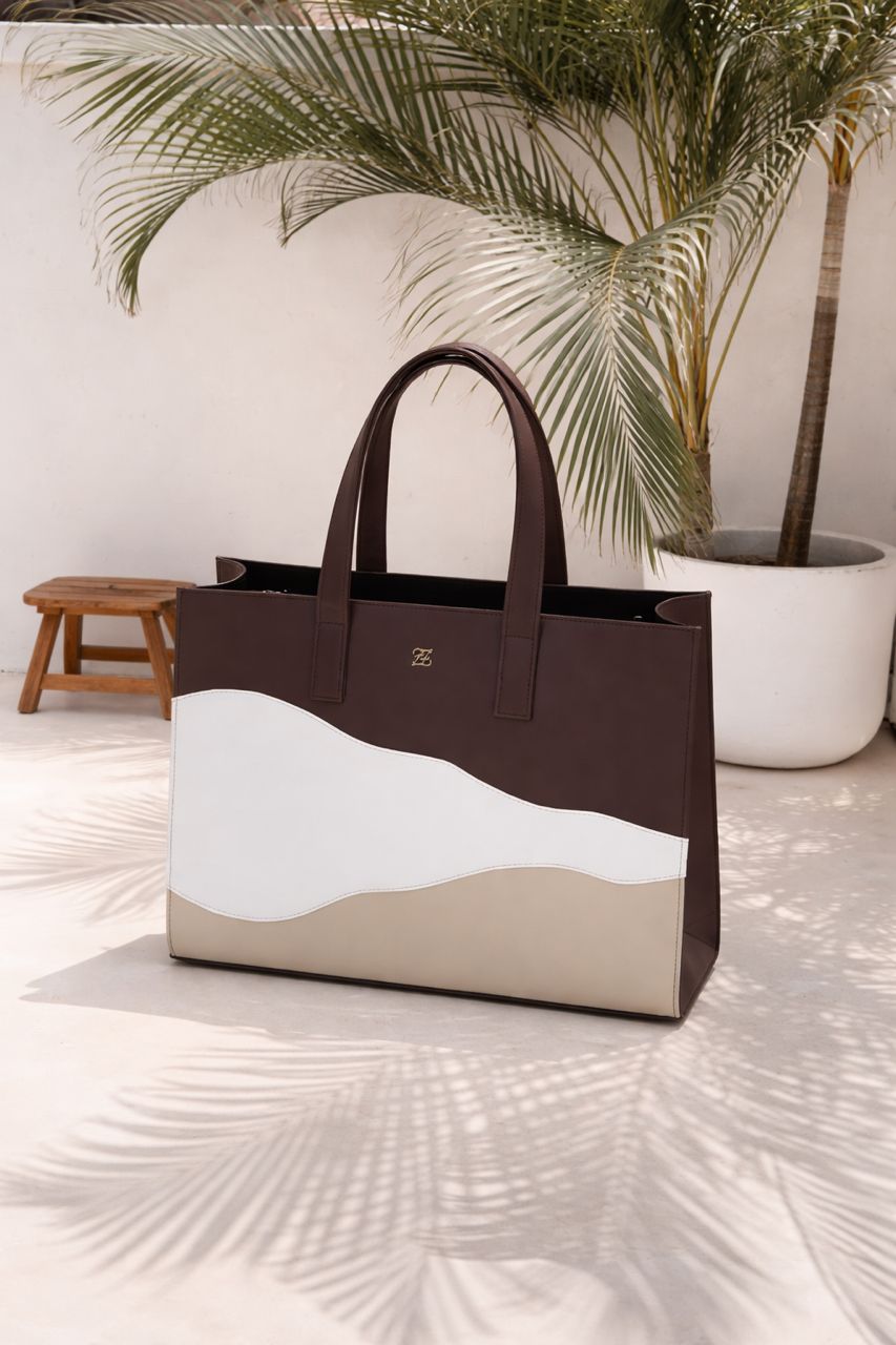 MULTICOLOURED MAXI TOTE BAG