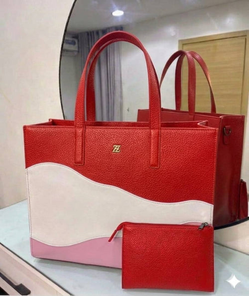 BIG MULTICOLOURED MAXI TOTE BAG(WITH PURSE)
