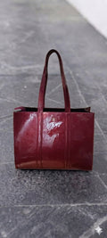GLOSSY MAXI TOTE BAG